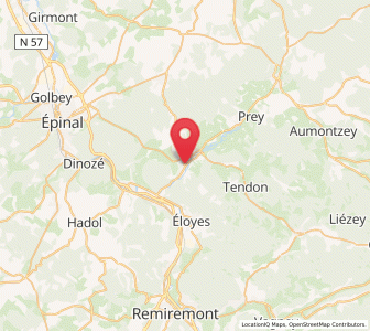 Map of Cheniménil, Grand Est