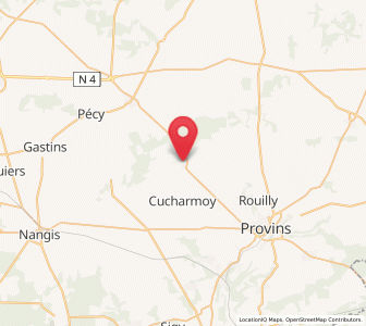 Map of Chenoise, Île-de-France