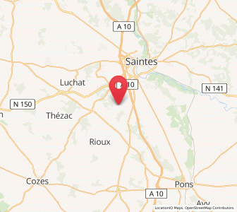 Map of Chermignac, Nouvelle-Aquitaine