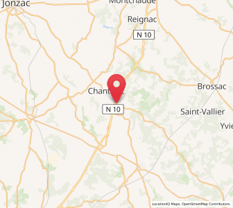 Map of Chevanceaux, Nouvelle-Aquitaine