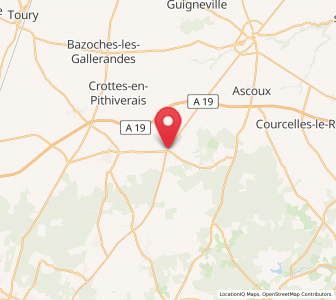 Map of Chilleurs-aux-Bois, Centre