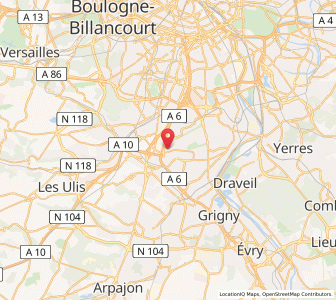 Map of Chilly-Mazarin, Île-de-France