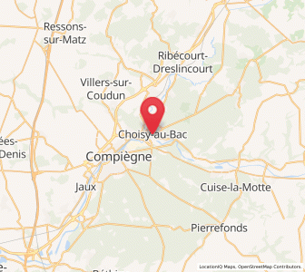 Map of Choisy-au-Bac, Hauts-de-France