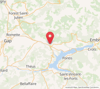 Map of Chorges, Provence-Alpes-Côte d'Azur