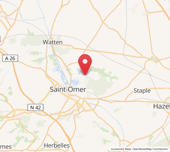 Map of Clairmarais, Hauts-de-France