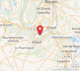 Map of Cléon, Normandy