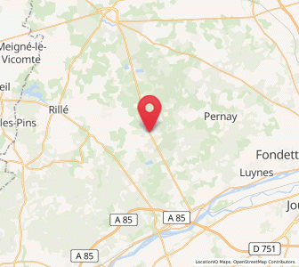 Map of Cléré-les-Pins, Centre