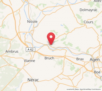 Map of Clermont-Dessous, Nouvelle-Aquitaine