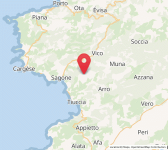 Map of Coggia Maio, Corsica