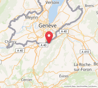 Map of Collonges-sous-Salève, Auvergne-Rhône-Alpes