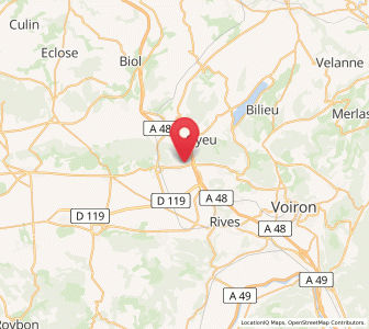 Map of Colombe, Auvergne-Rhône-Alpes