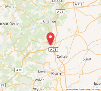 Map of Combronde, Auvergne-Rhône-Alpes