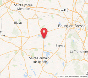 Map of Condeissiat, Auvergne-Rhône-Alpes
