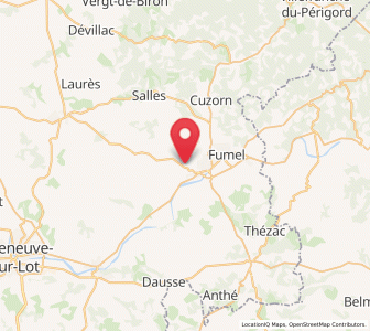 Map of Condezaygues, Nouvelle-Aquitaine