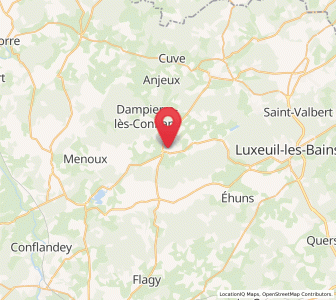 Map of Conflans-sur-Lanterne, Bourgogne-Franche-Comté