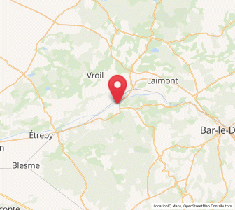 Map of Contrisson, Grand Est