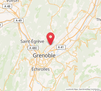 Map of Corenc, Auvergne-Rhône-Alpes