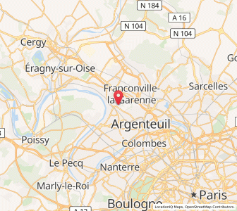 Map of Cormeilles-en-Parisis, Île-de-France