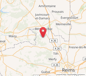 Map of Cormicy, Grand Est