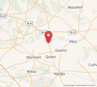 Map of Courpalay, Île-de-France