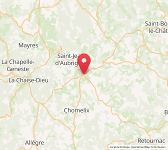 Map of Craponne-sur-Arzon, Auvergne-Rhône-Alpes