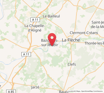 Map of Cré, Pays de la Loire