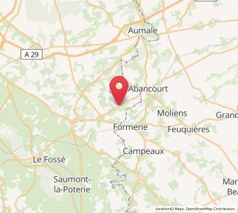 Map of Criquiers, Normandy