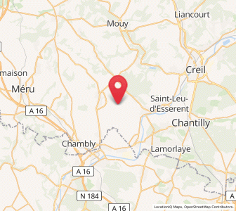 Map of Crouy-en-Thelle, Hauts-de-France