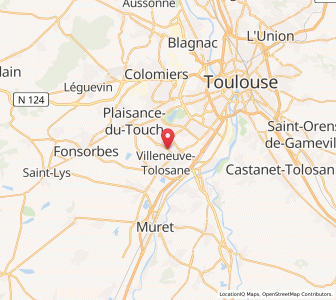 Map of Cugnaux, Occitanie