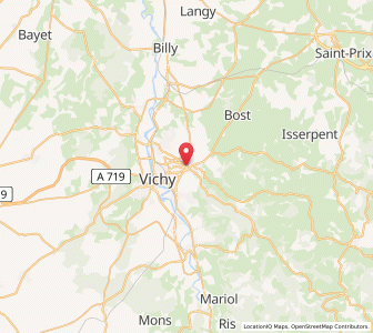 Map of Cusset, Auvergne-Rhône-Alpes