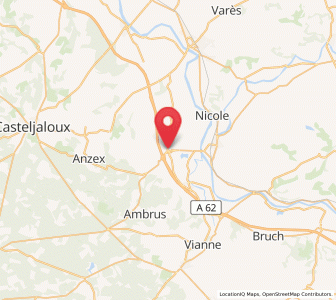 Map of Damazan, Nouvelle-Aquitaine