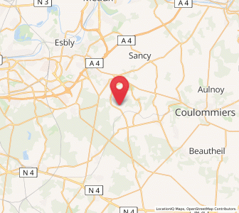 Map of Dammartin-sur-Tigeaux, Île-de-France