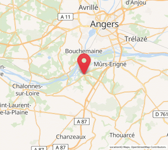 Map of Denée, Pays de la Loire