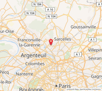 Map of Deuil-la-Barre, Île-de-France