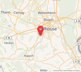 Map of Didenheim, Grand Est