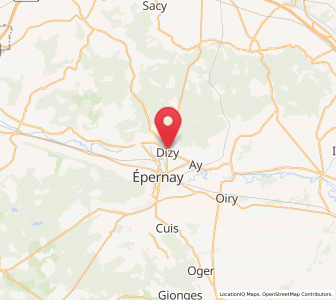Map of Dizy, Grand Est