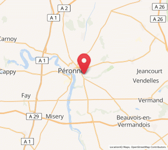 Map of Doingt, Hauts-de-France