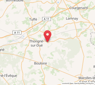 Map of Dollon, Pays de la Loire