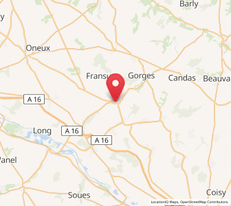 Map of Domart-en-Ponthieu, Hauts-de-France