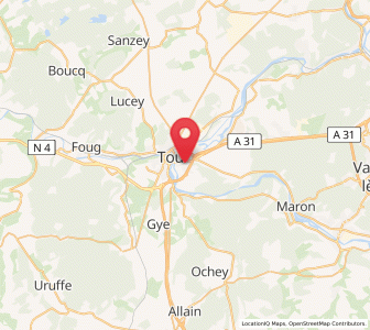Map of Dommartin-lès-Toul, Grand Est