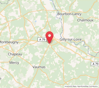 Map of Dompierre-sur-Besbre, Auvergne-Rhône-Alpes