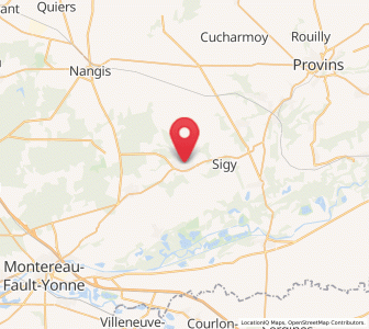 Map of Donnemarie-Dontilly, Île-de-France