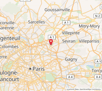 Map of Drancy, Île-de-France