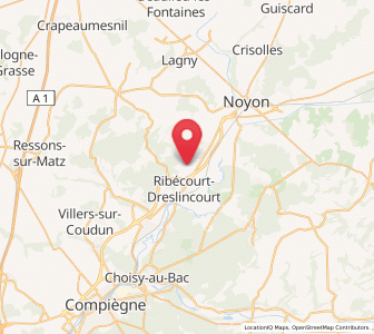 Map of Dreslincourt, Hauts-de-France
