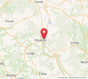 Map of Dun-sur-Meuse, Grand Est