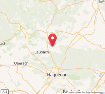 Map of Durrenbach, Grand Est