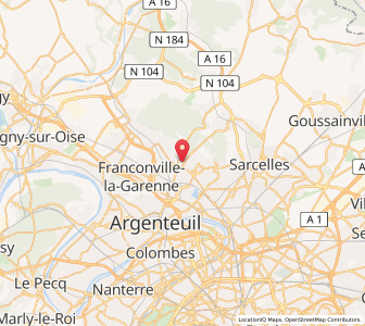 Map of Eaubonne, Île-de-France