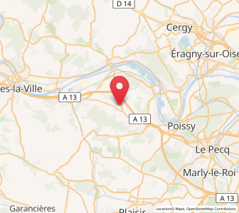 Map of Ecquevilly, Île-de-France
