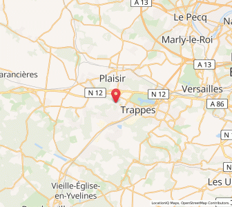 Map of Élancourt, Île-de-France