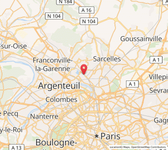 Map of Enghien-les-Bains, Île-de-France